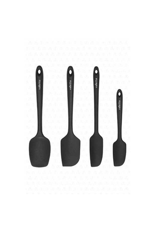 Heat-Resistant Silicone Spatula Set 4 Pieces, Practical and Convenient Kitchen Tools