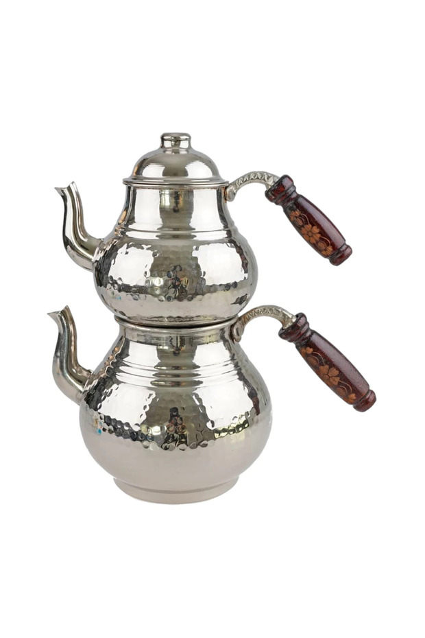 Large Size Copper Teapot Silver