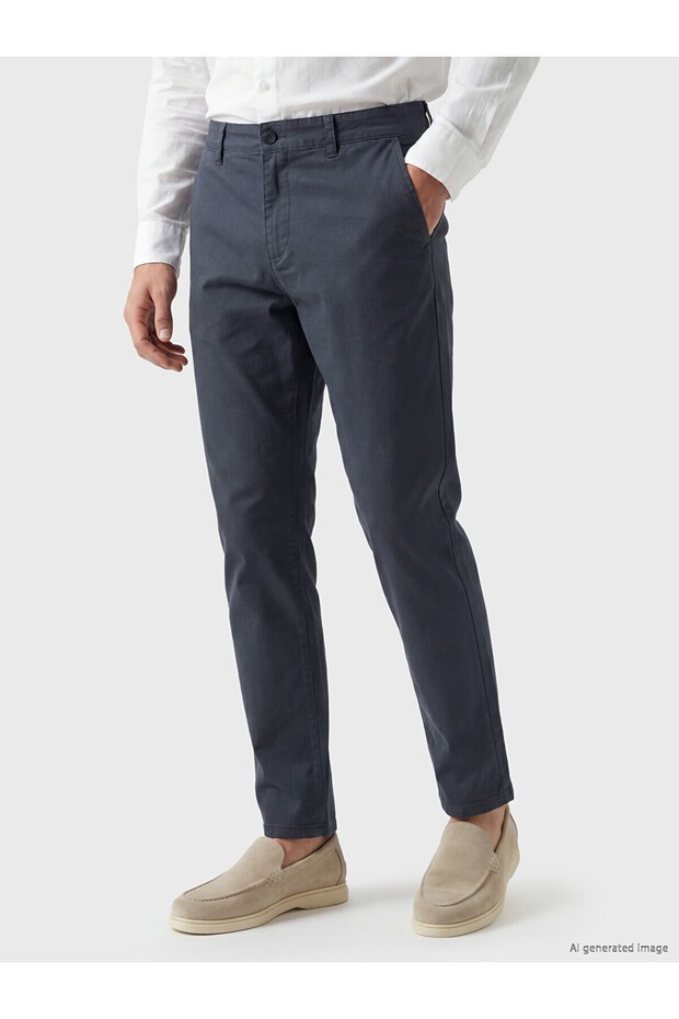 Nevavm Standard Fit Gabardine Men's Chino Pants with a Difference