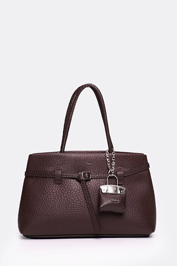 Women's Shoulder Bag Stylish Daily Handbag – Long Strap Brown