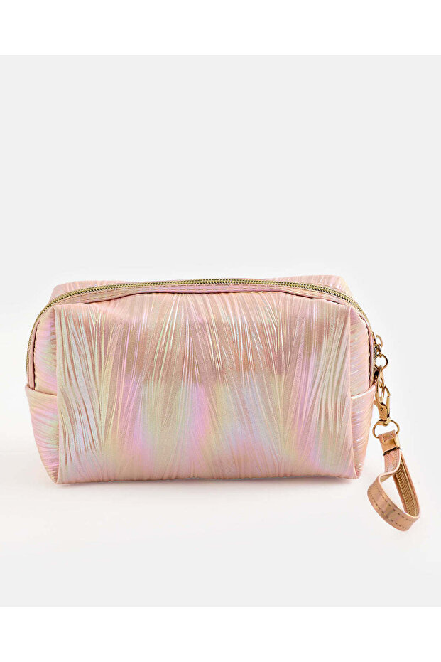 Women Pink Embellished Cosmetic Bag
