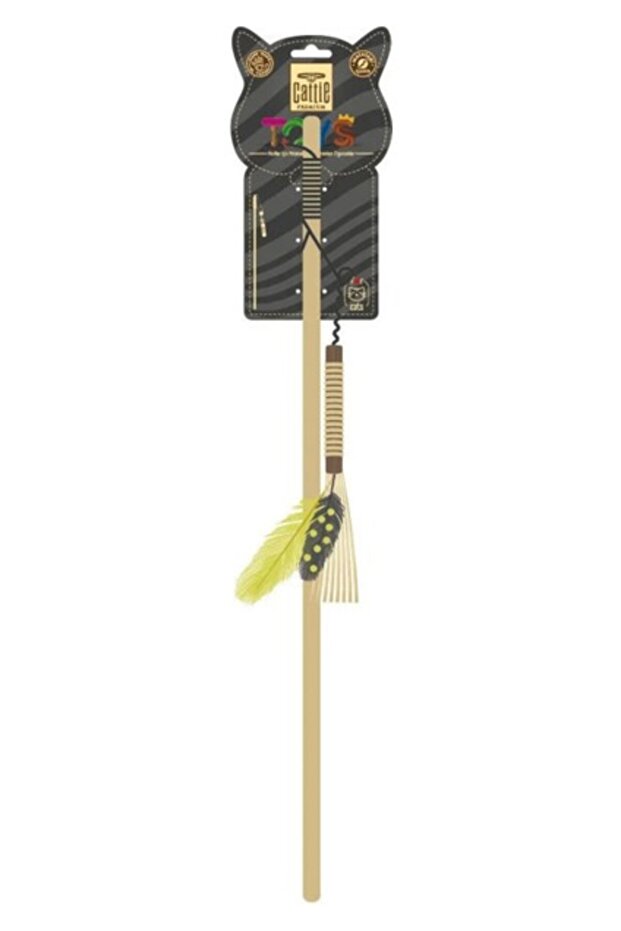 Cat Toy with Matatabi, Feathered Fishing Rod 50 cm