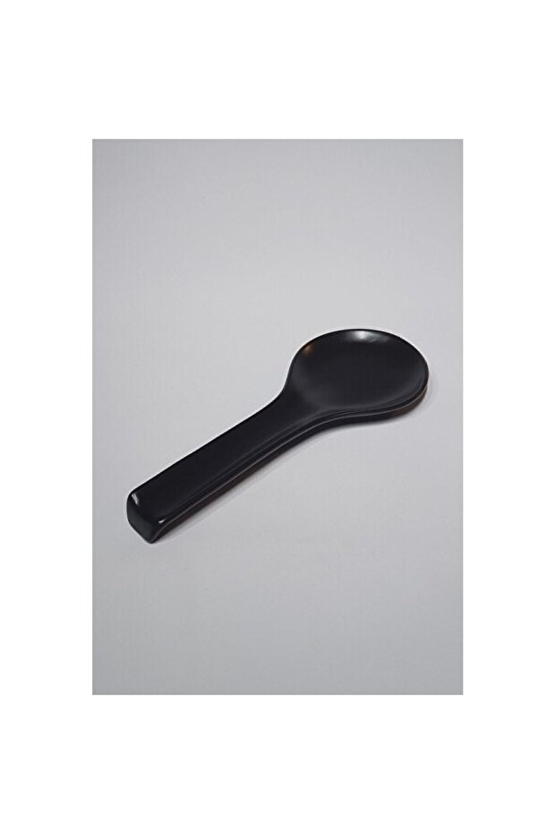 Stylish Black Matte Spoon Rest, Practical and Aesthetic Kitchen Utensil