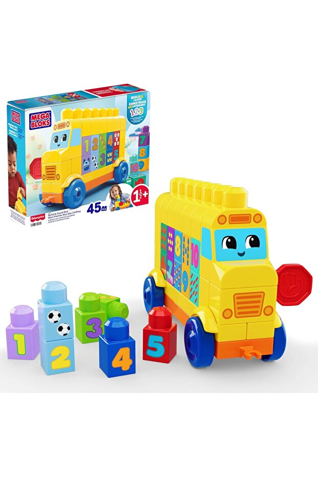 Build & Count Bus, 45 Pieces