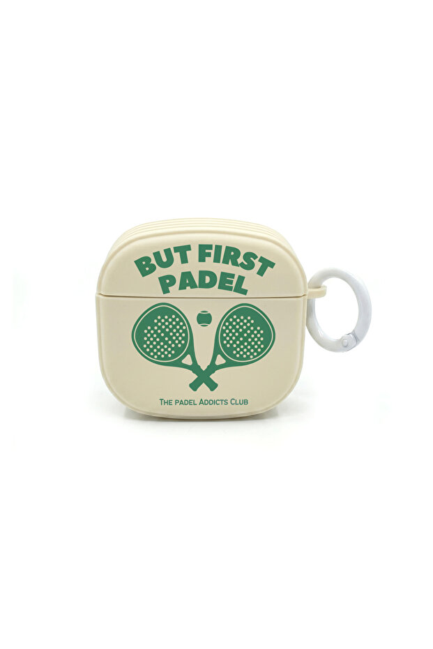 AirPods 4. Generation Compatible but First Padel Designed Cream Gift Case