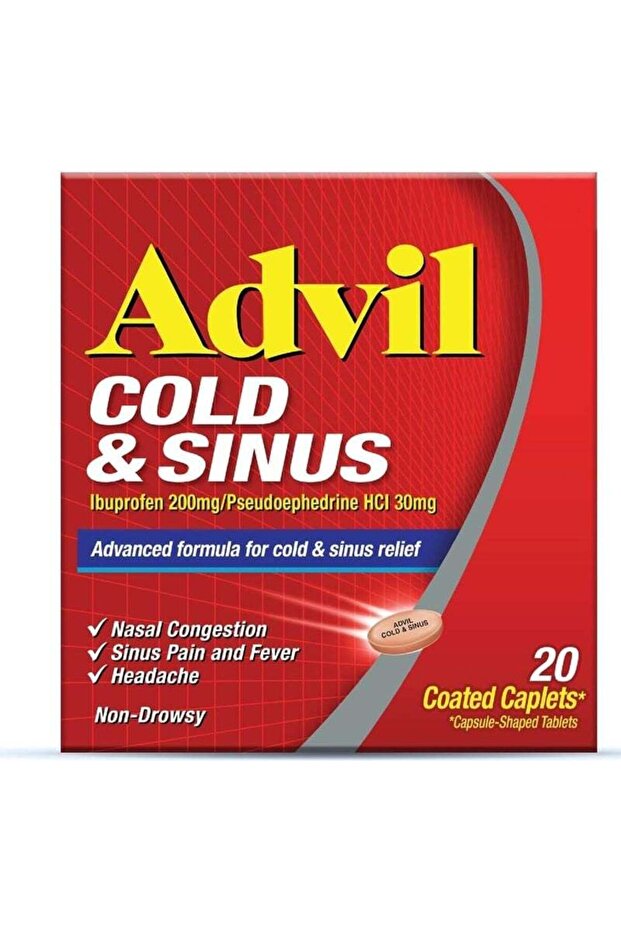 ADVIL COLD & SINUS CAPLETS 20'S