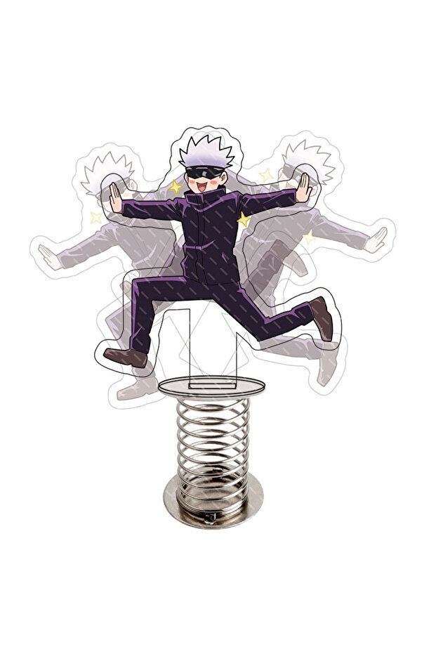 one size A Jujutsu Kaisen Gojo Satoru Anime Cosplay Shake Stand Model double-sided Brand Transparent