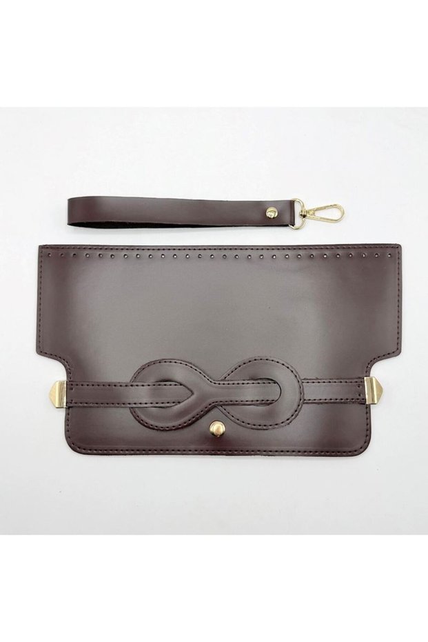 Infinity Model Leather Bag Set 02 - Brown