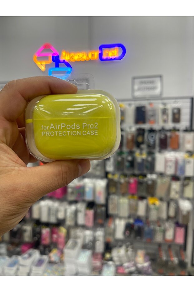 حافظة سيليكون متوافقة مع Airpods Pro2 ذات ملمس من جلد الغزال من الداخل