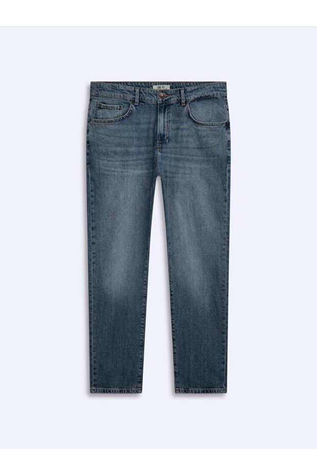 Renar L Tapered Slim Mid Waist Mid Indigo Jean Pants