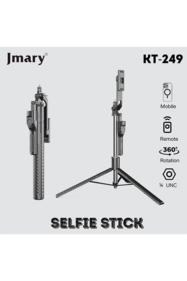 KT-249 1.9 Meter Selfie Stick Tripod Stand