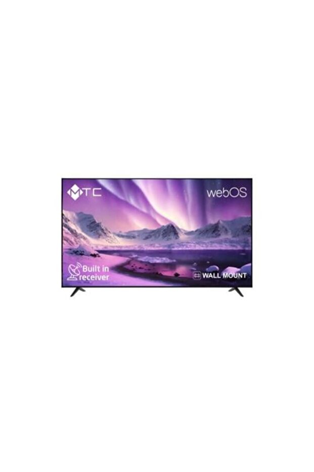 ام تى سي شاشة ذكية 50 بوصة نظام تشغيل WebOS - UHD مع ريموت ماجيك - MT50UH435BWOS