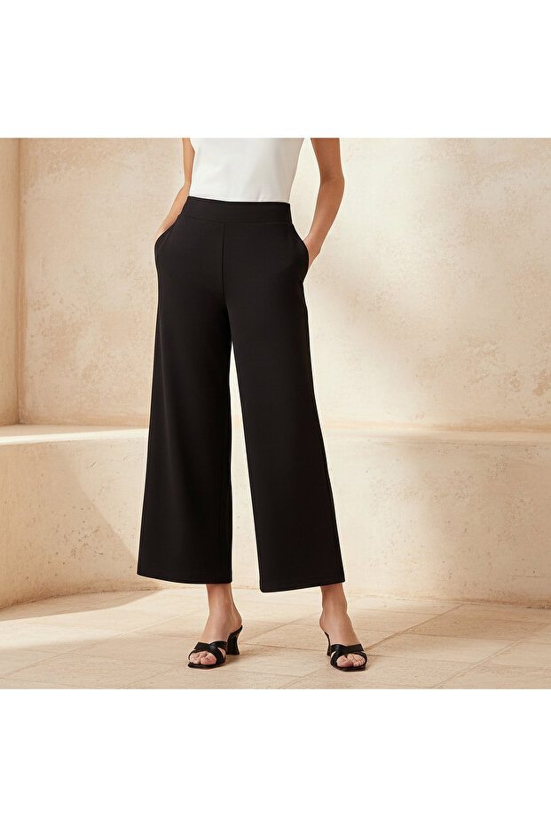 Flexi Waist Wide Leg Pants