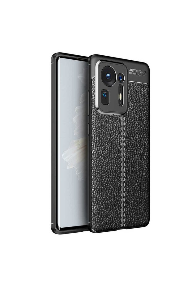 Xiaomi Mi Mix 4 Case Leather Look Silicone with Camera Protection Ultimate Protection Shrp