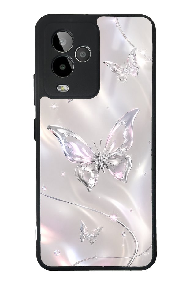 Gm 24 Pro Crystal Whisper Butterfly Design Glossy Phone Case