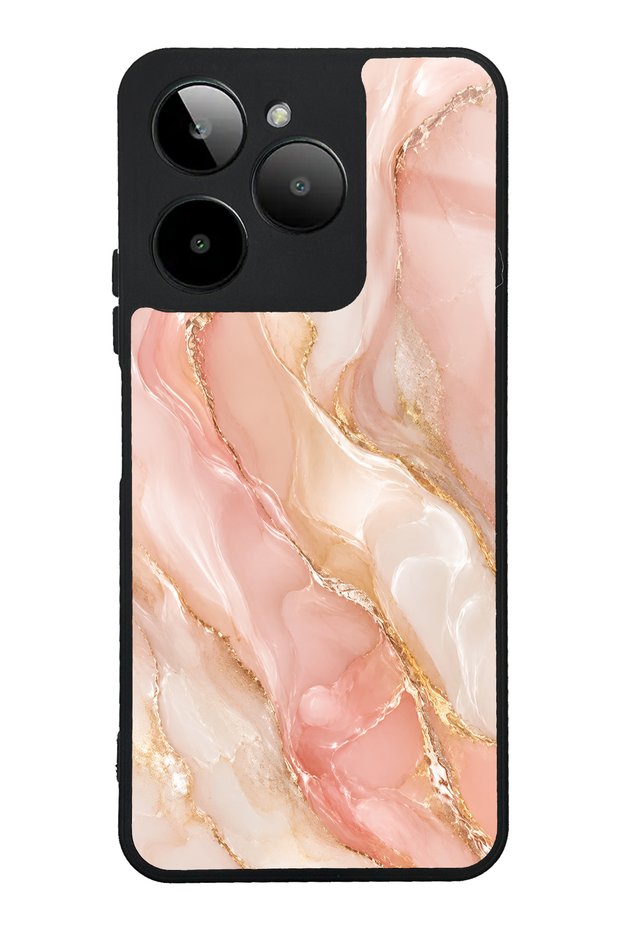 Gm Era 30 Blush Gold Marble Design Glossy Phone Case