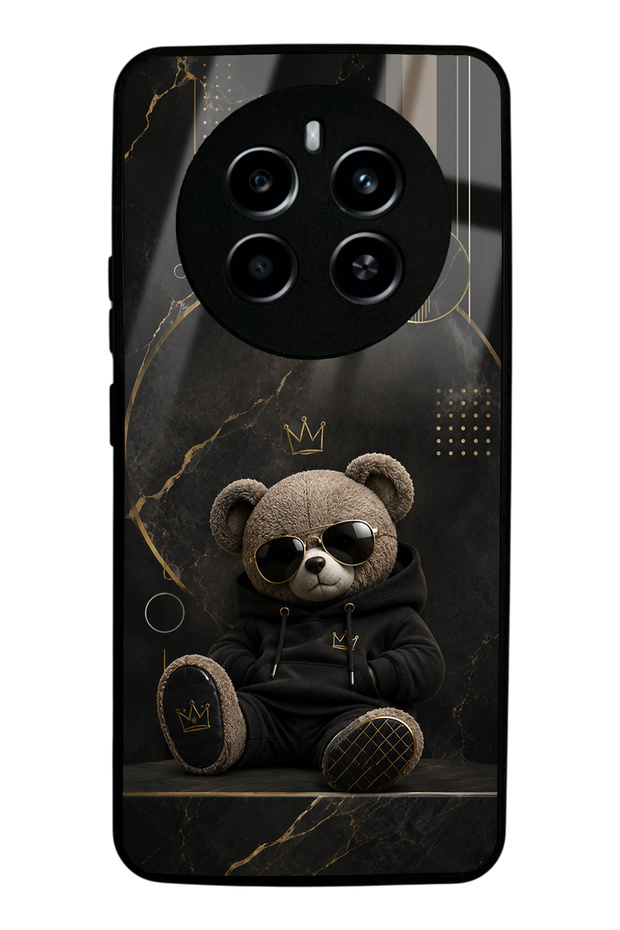 Realme 12 Royal Teddy Design Glossy Phone Case