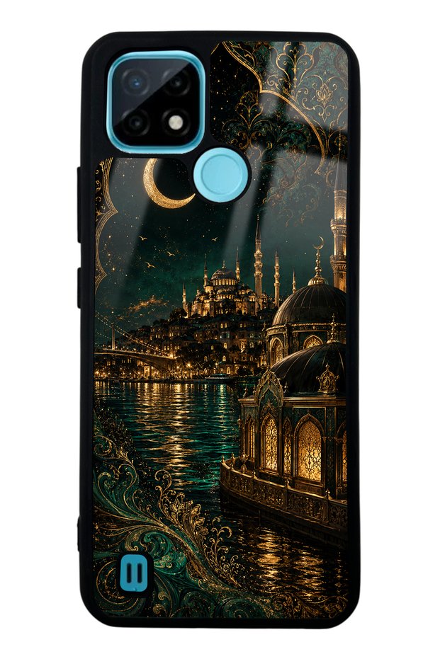 Realme C21 Emerald Bosphorus Palace Design Glossy Phone Case