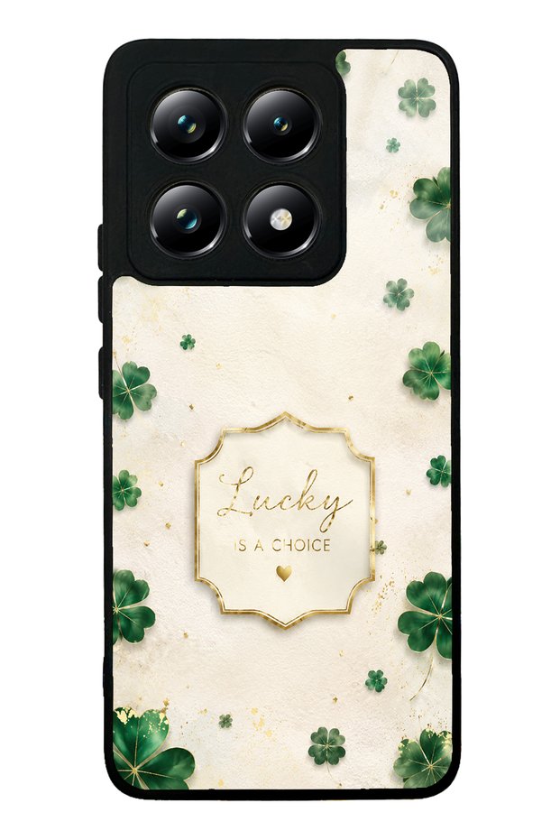 Xiaomi Mi 14t Ivory Lucky Clover Design Glossy Phone Case