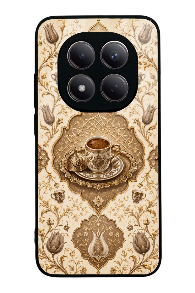 Xiaomi Redmi Note 15 Pro Ivory Ottoman Coffee Designed Glossy Phone Case
