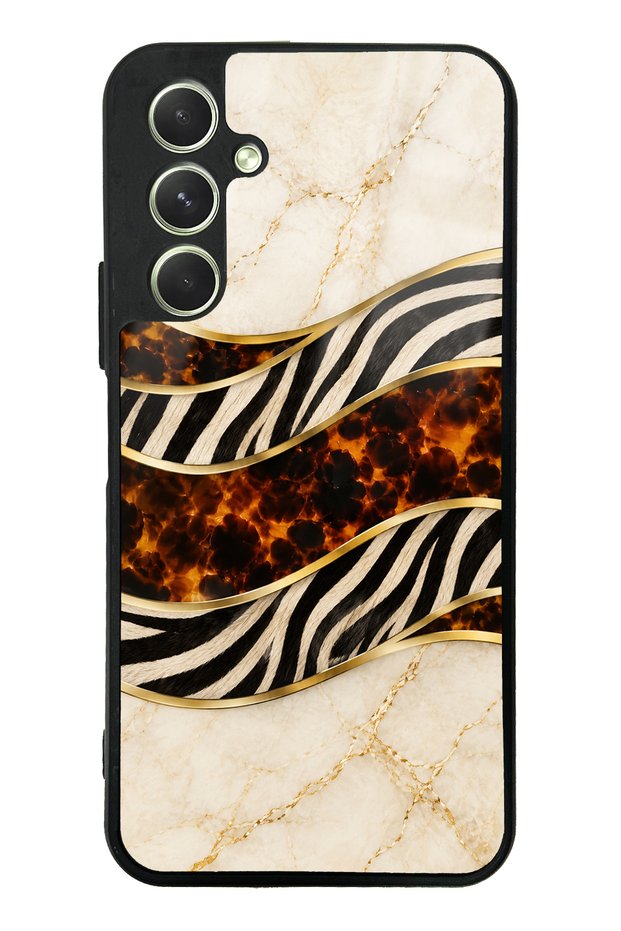 Samsung A54 Ivory Safari Design Glossy Phone Case