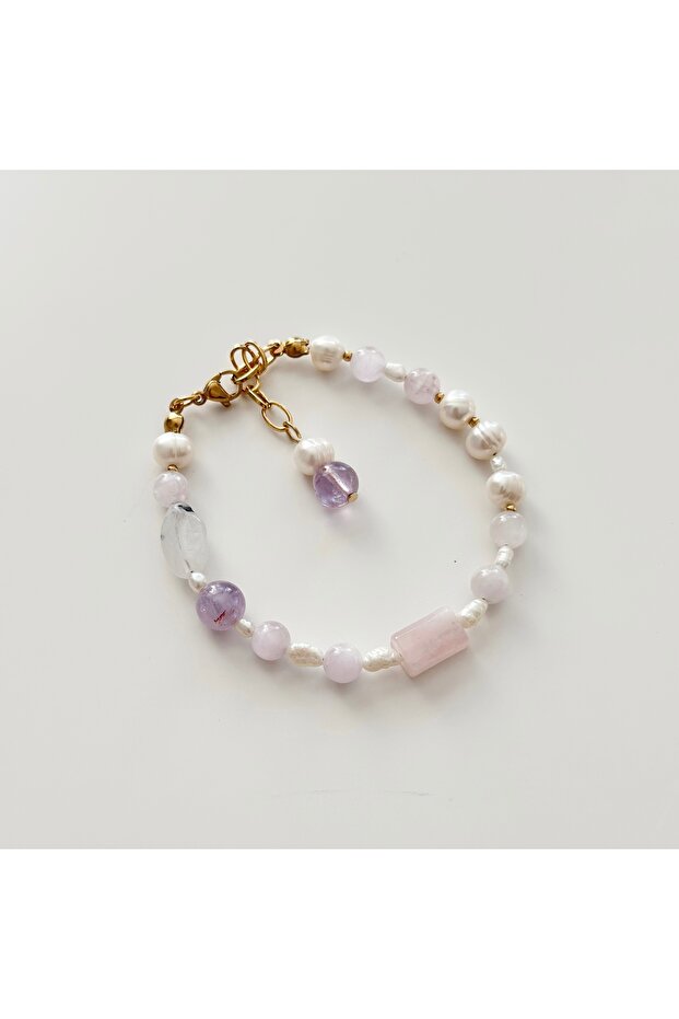 Moon Blossom Natural Stone Bracelet