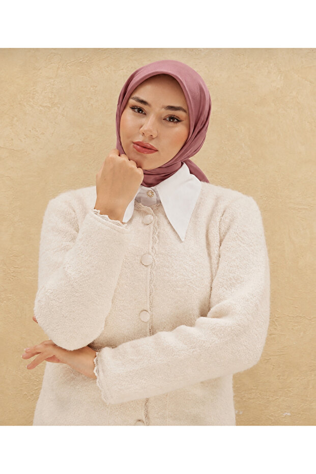 Plain Shiny Scarf 75006-82
