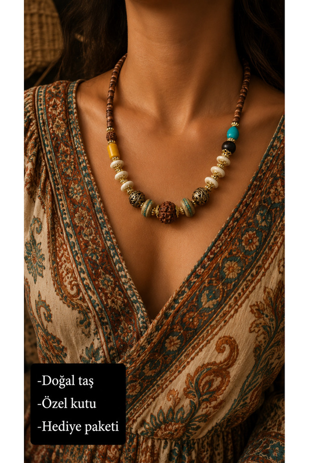 Natural Stone Gökçe Harmony Necklace