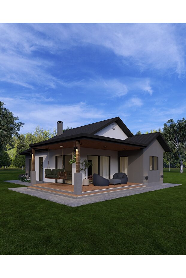 125m² 2+1 Tek Kat Çelik Yapı