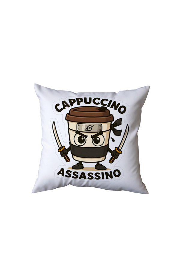 Cappuccino Pillow, Funny Gift