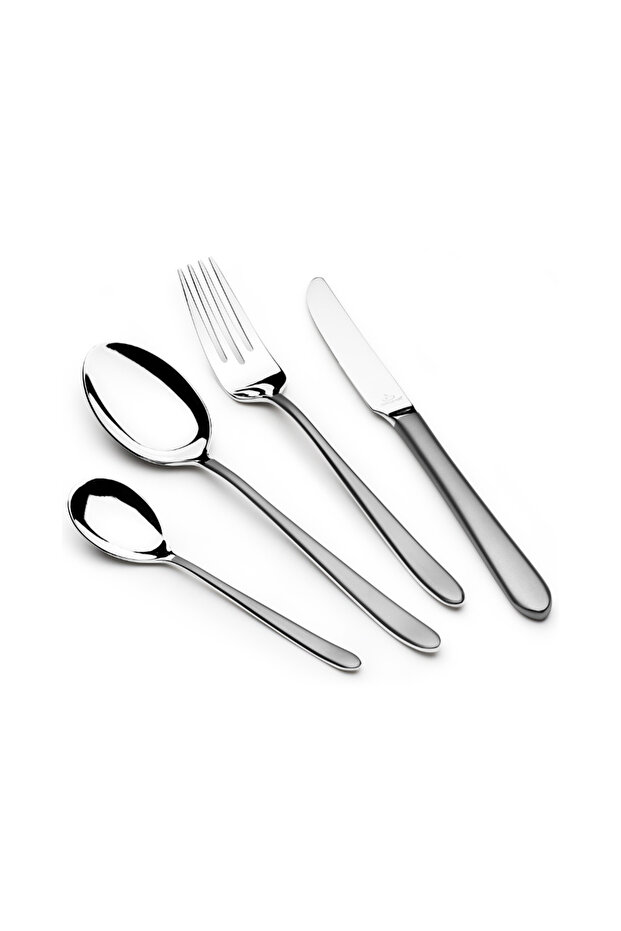 Stainless Steel Cutlery Sets 95 pcs Silver Matte