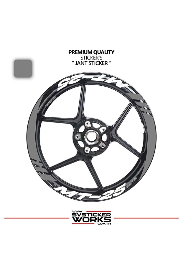 Yamaha mt-25 wide rim cover sticker decal model 16-piece set sticker high quality