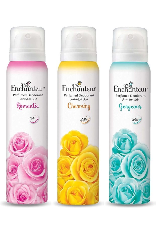 Perfumed Deo 3X150ml - Romantic, Charming, Gorgeous | Pack of 3