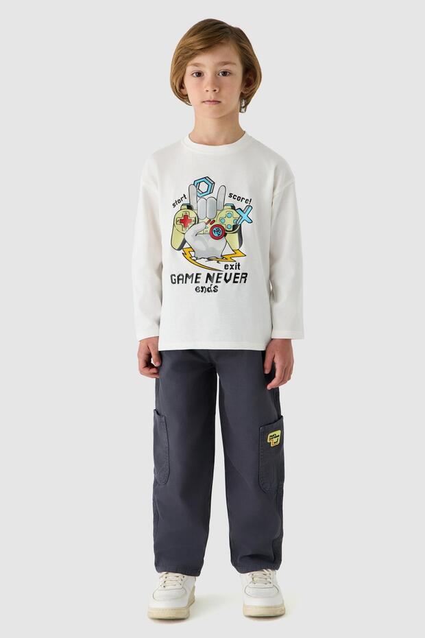 Boy's White Tshirt