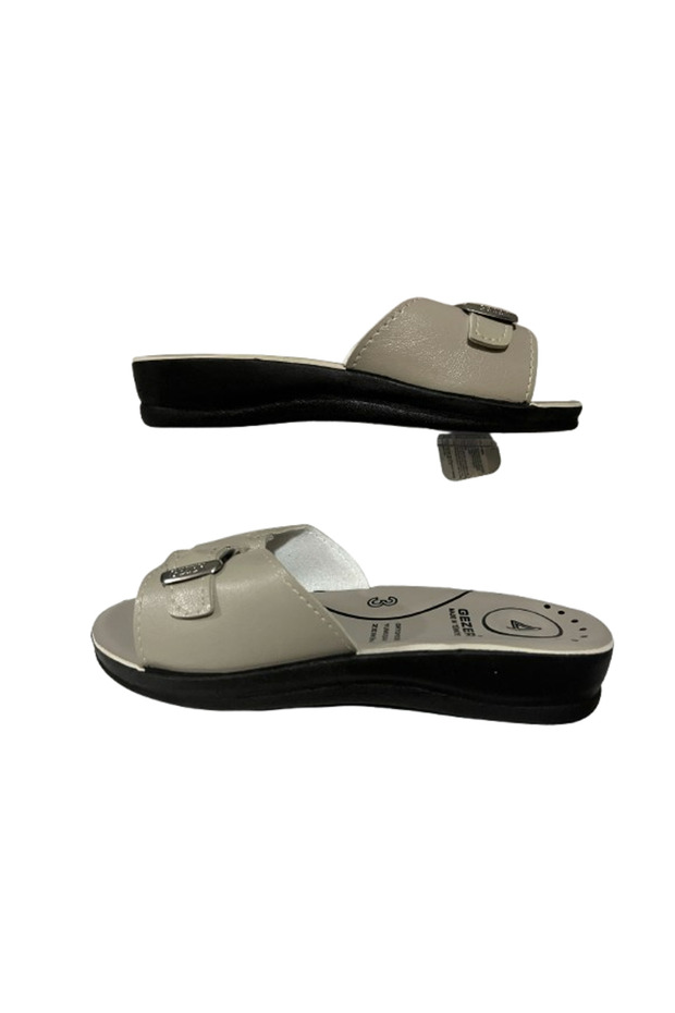 - Women's Buckle Orthopedic Sole Daily Walking Slippers
