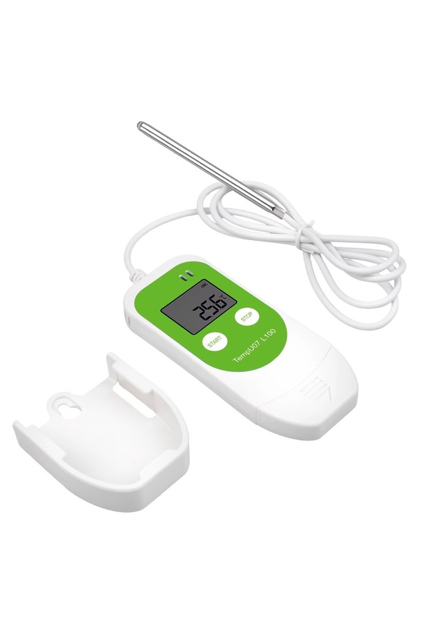 مسجل بيانات درجة الحرارة داتا لوجر data logger tempu07L100 مع حساس خارجي لدرجة 100- تحت الصفر استخدام متعدد - 3