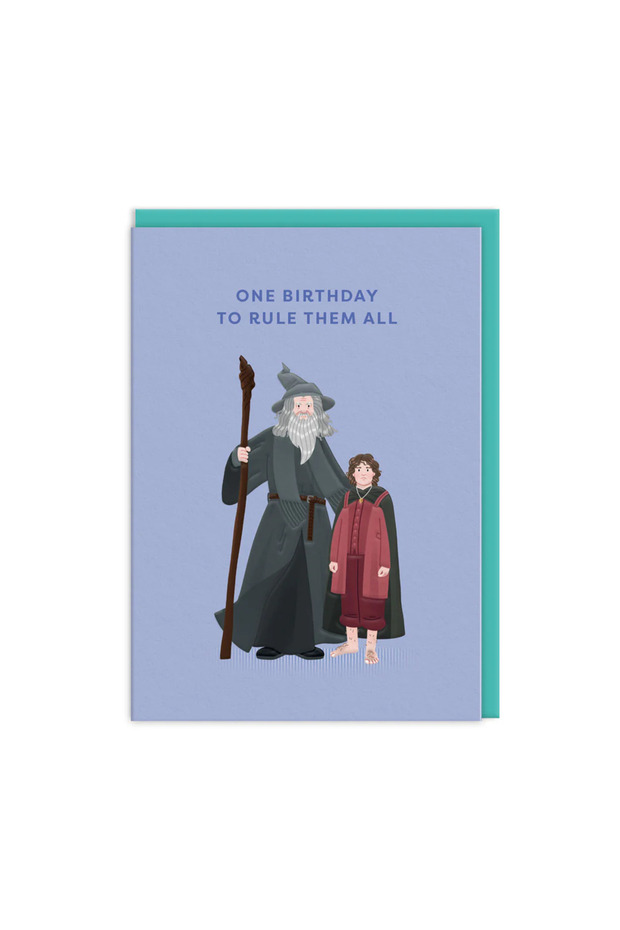 Designed A6 Postcard Gandalf and Frodo 13343