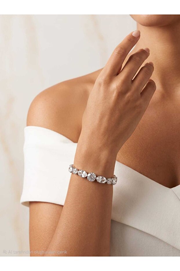 Accessories Double Baguette Stone Women's Bracelet, Event and Evening Combination