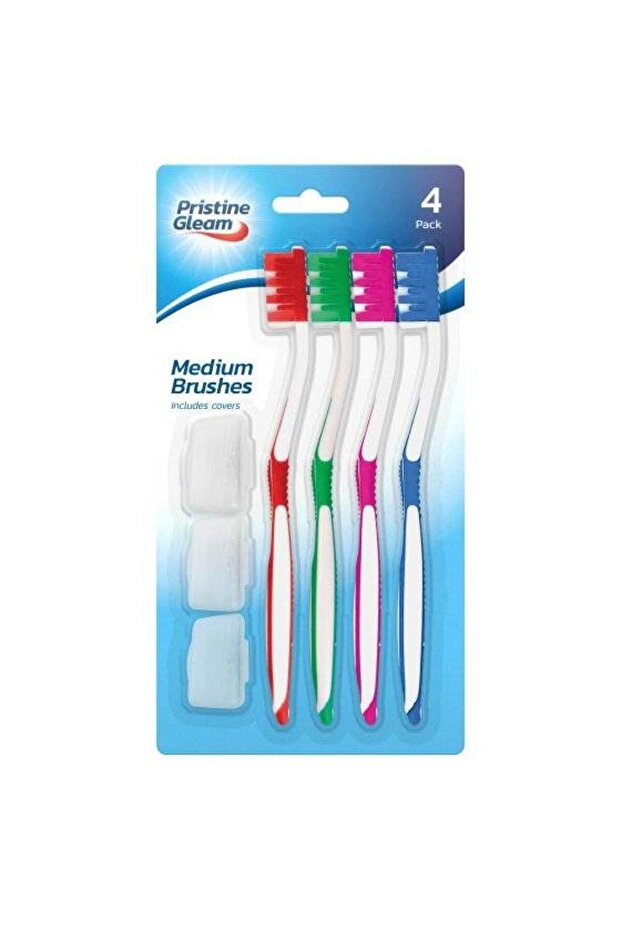 Bristin 4-Piece Toothbrush Set