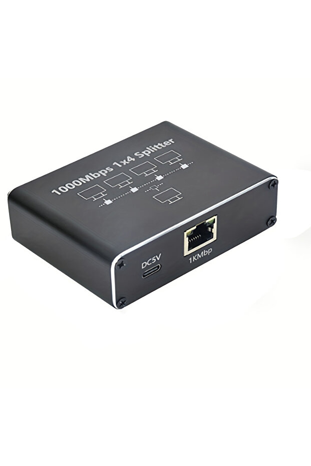 black 1000M Rj45 Splitter Gigabit Ethernet Adapter Internet Network Cable Extender Networking Adapte
