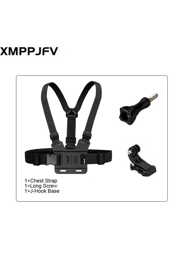 white color Straps Mount for Gopro Hero 13 12 11 10 9 8 7 6 5 4 3 MAX Black Accessories Adjustable C