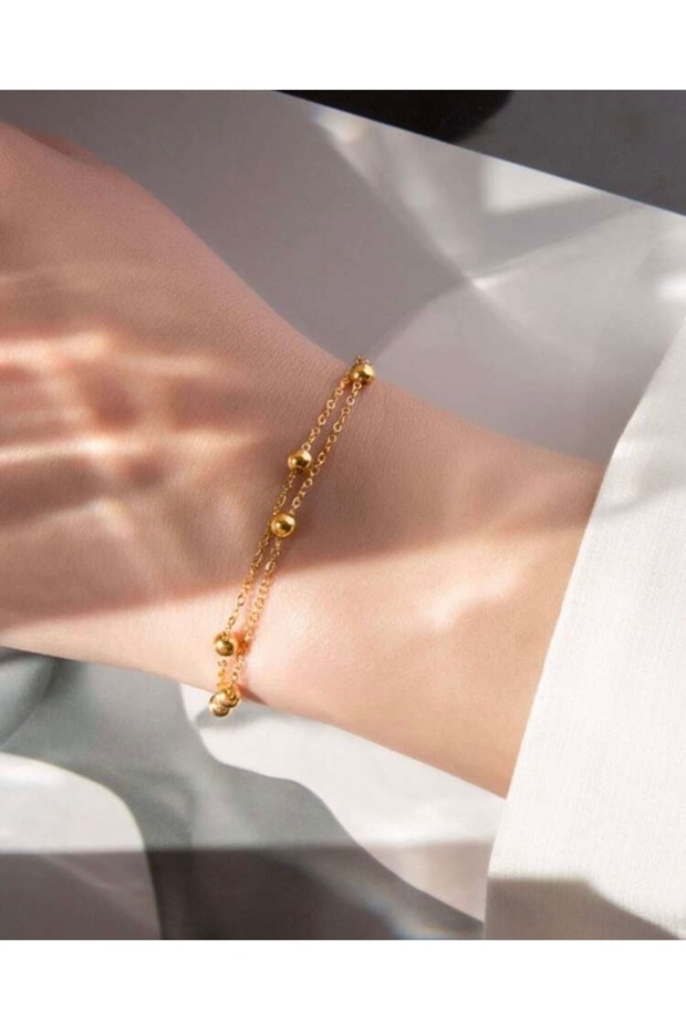 Women's Ball Chain Multi-Row Bracelet