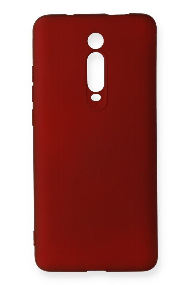 Compatible Case for Xiaomi Mi 9t Yumauask Colorful Flexible Premium Rubber Silicone - Claret Red