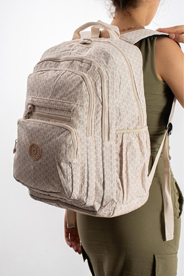 Unisex School Bag High School Middle School University Klinkir Backpack 43*30 cm Lightweight Fabric Multi-Pocket 2F