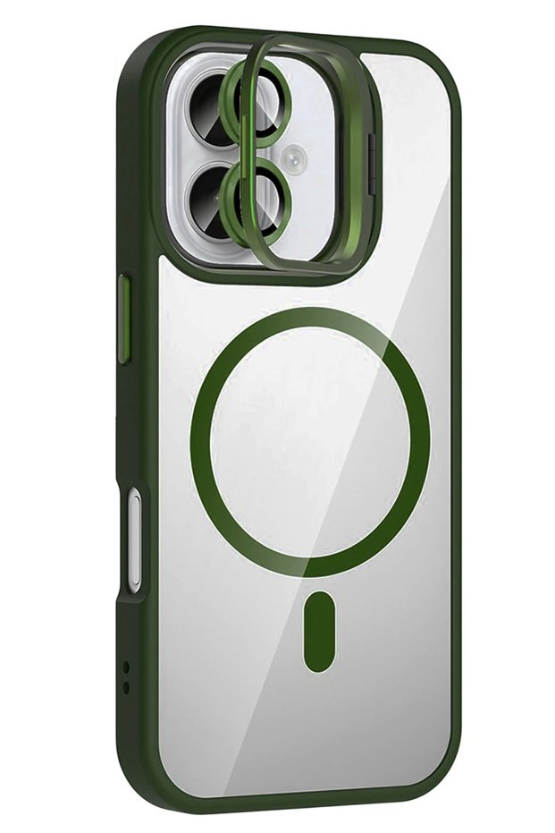 Aconcept iPhone 17 Remim Lens Cover with Magsafe Stand - (64214) Dark Green