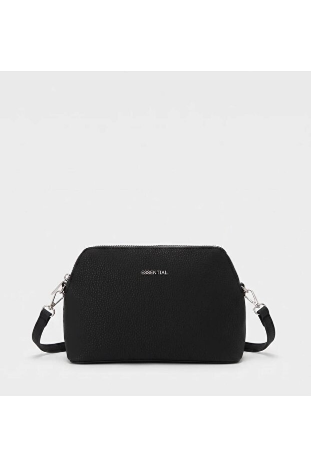 Fermuarlı Mini Oval Çanta