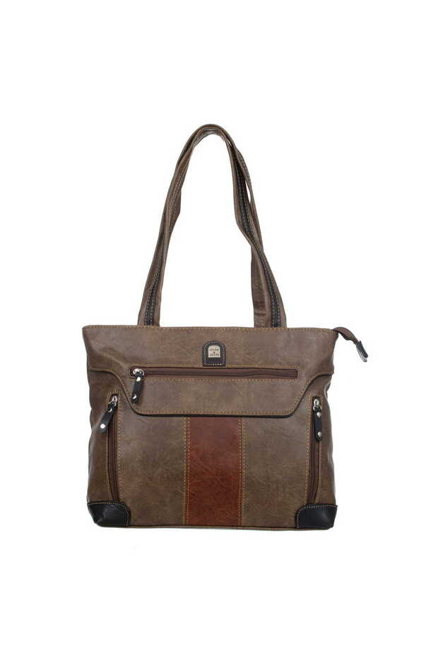 Charm&Shape Geantă de damă mare, de umăr, Culoare Choco
