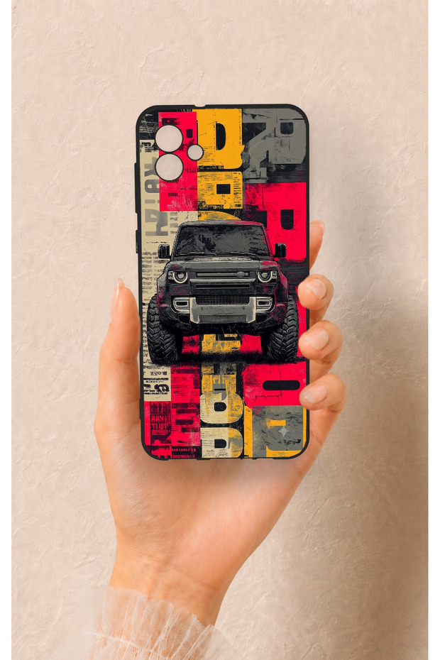 Samsung A04 Compatible Defender Truck Patterned Silicone Case