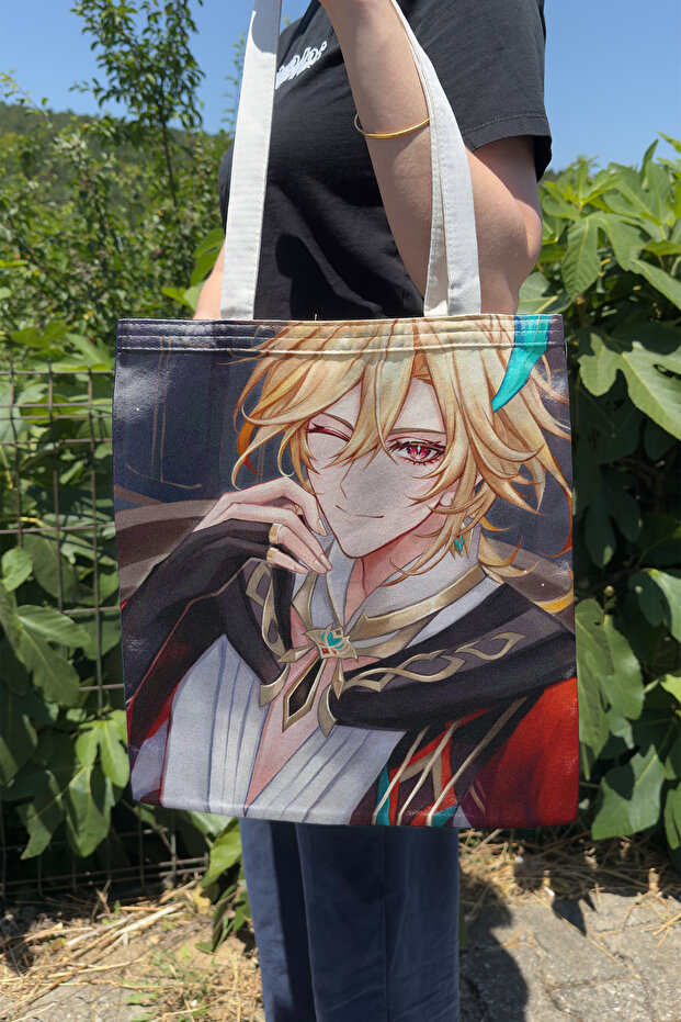 Kaveh Genshin Impact V2 Double-Sided Canvas Print Tote Bag Anime Bag
