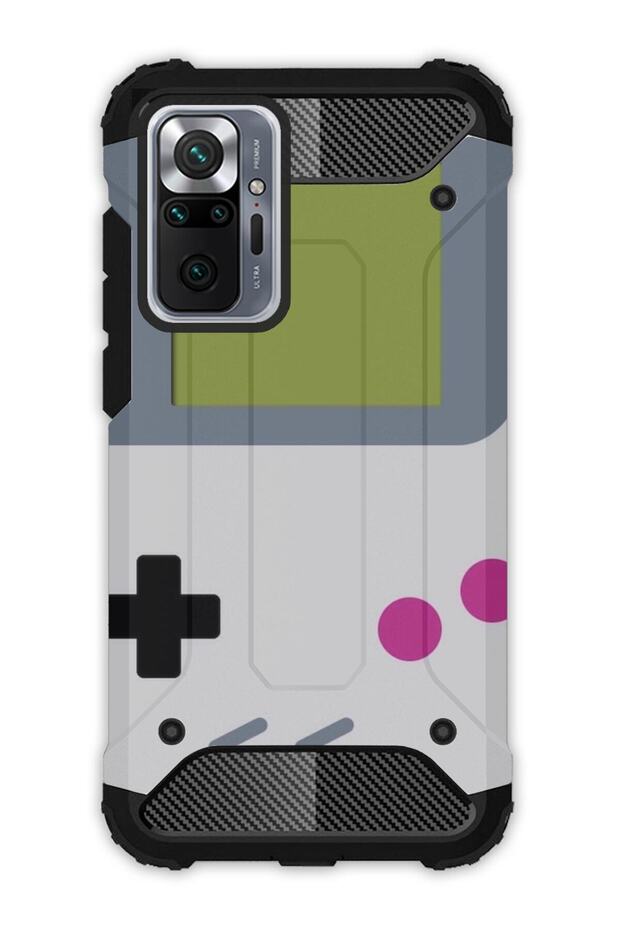 Redmi Note 10 Pro Case Army Tank Full Protection Anti-Shock - Game Boy